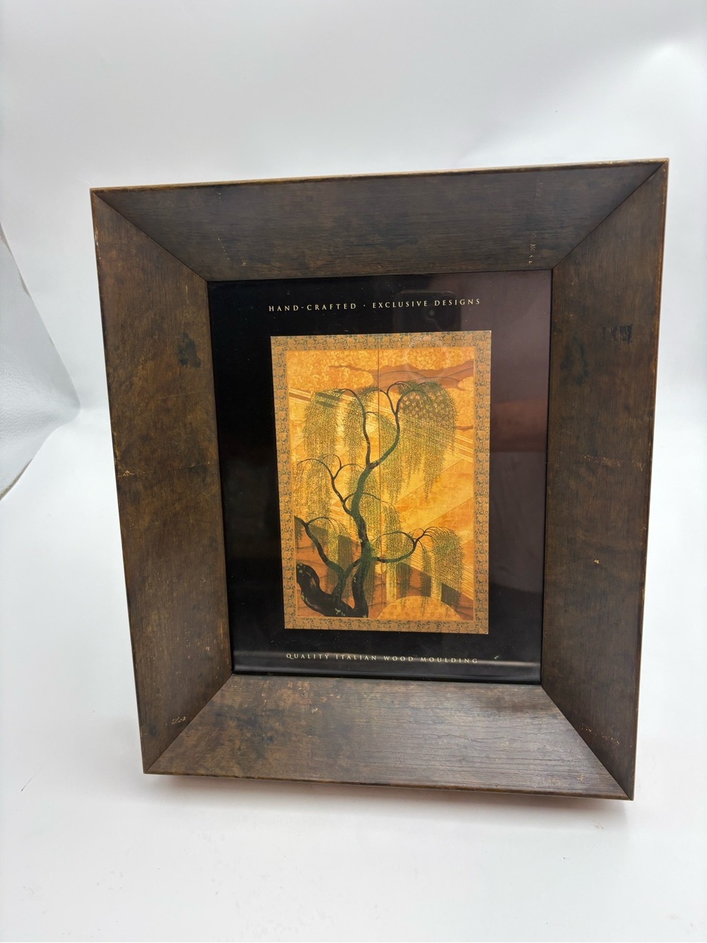 Gorgeous Hand-Crafted Italian Wood Frame - 7.5”x9.5” photo